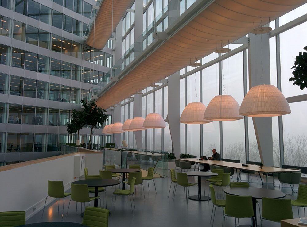 Lobby of Suite Spin Casino Hotel with warm lighting